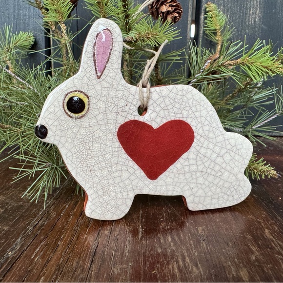 Redware Spring Or Summer Ornament Set - Picture 8 of 12